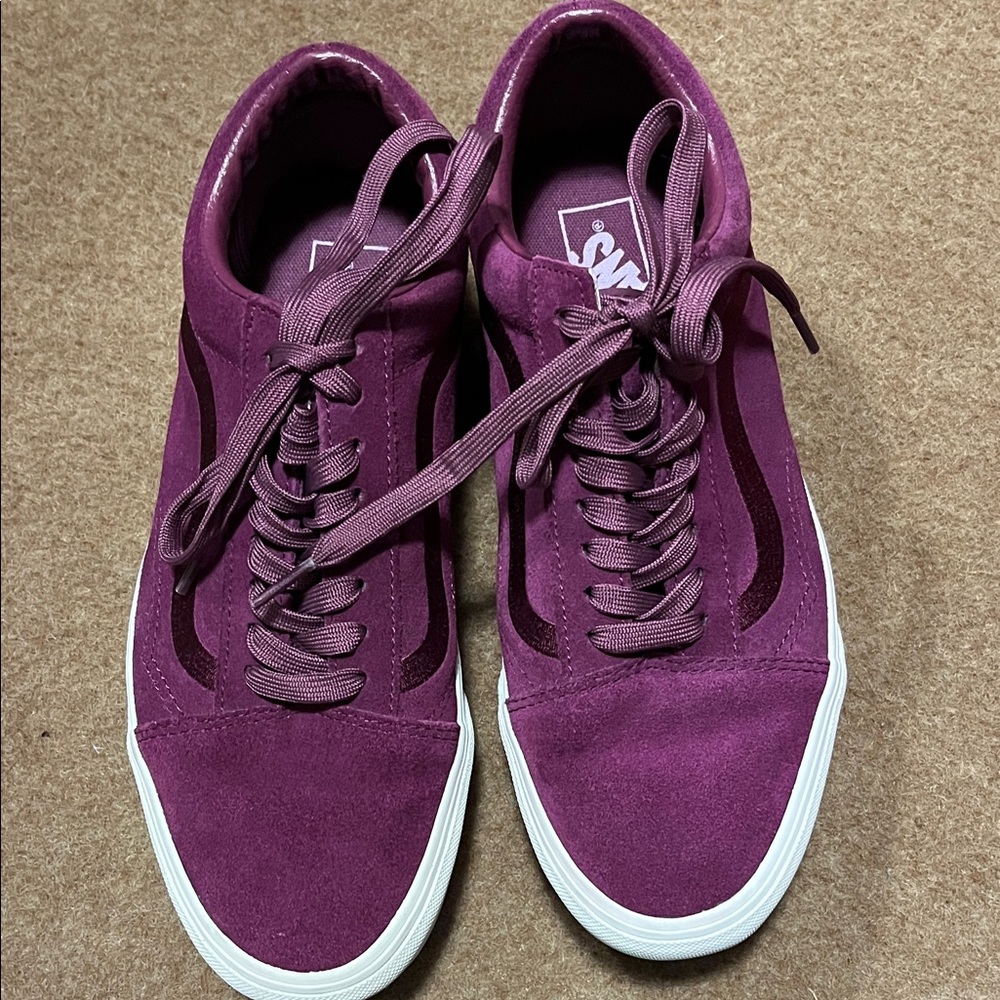Vans Women's platform Purple Sneakers